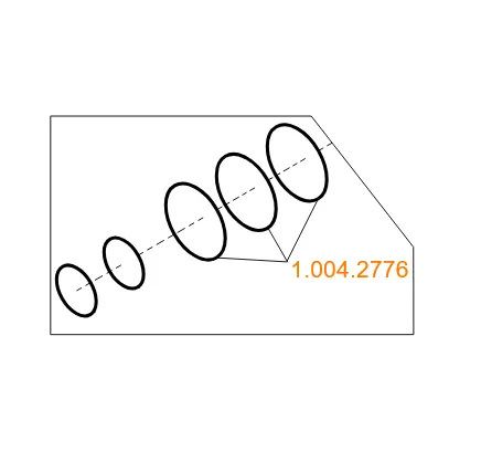 Уплотнительное кольцо 6,65х0,8 мм (3 шт) для KaVo MULTIflex