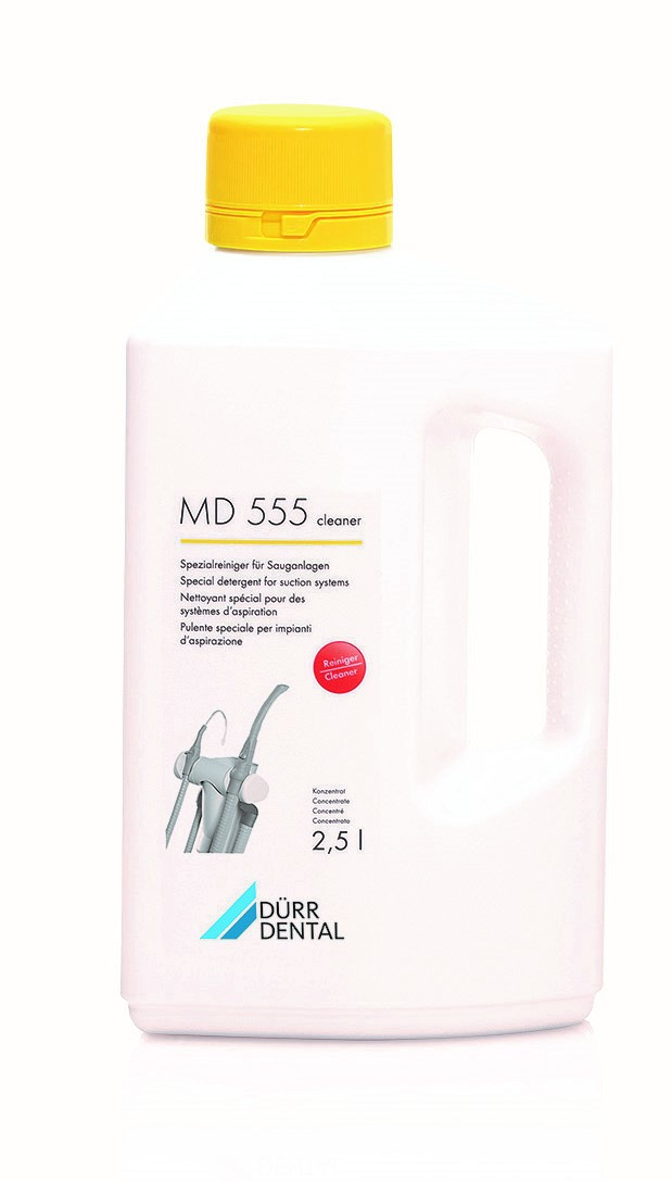 MD 555 cleaner - средство для очистки аспирационных систем, 2,5 л | Dürr Dental (Германия)